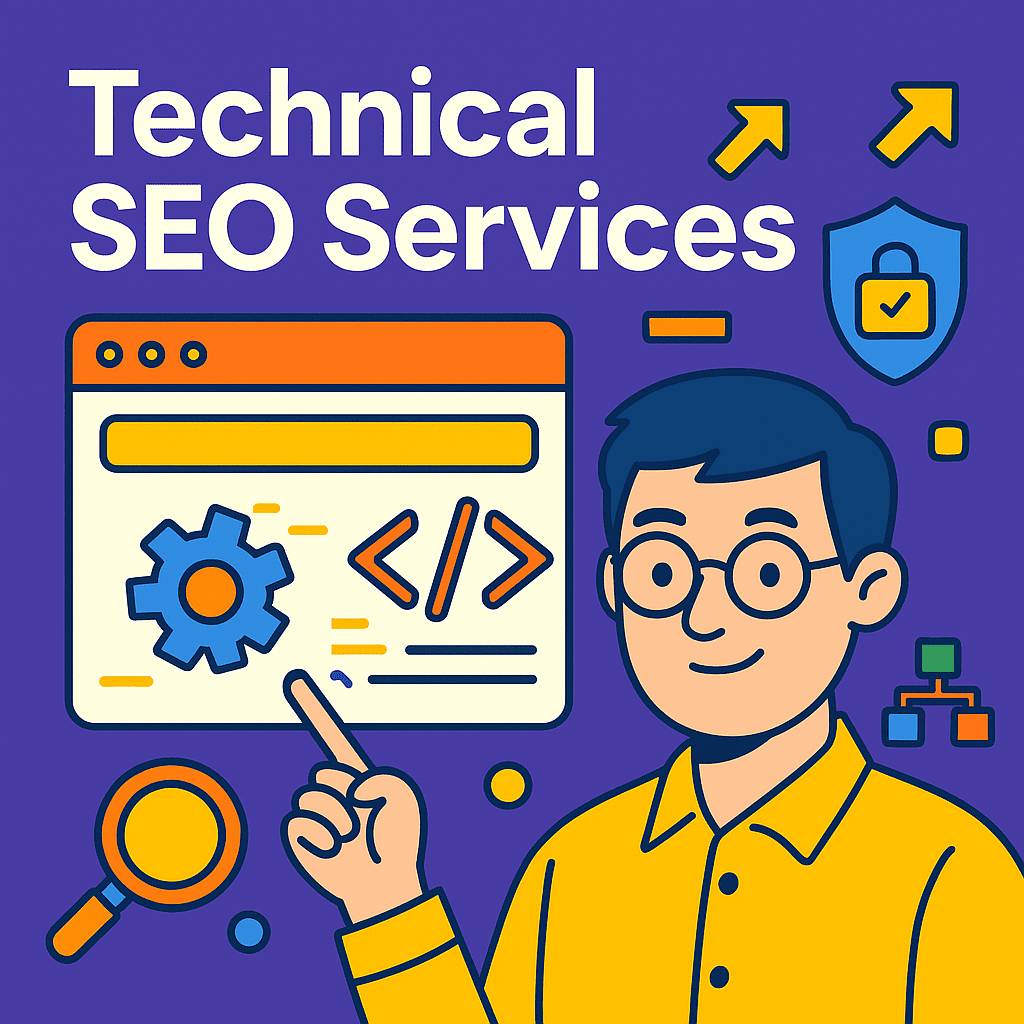 Technical SEO consultant working on code